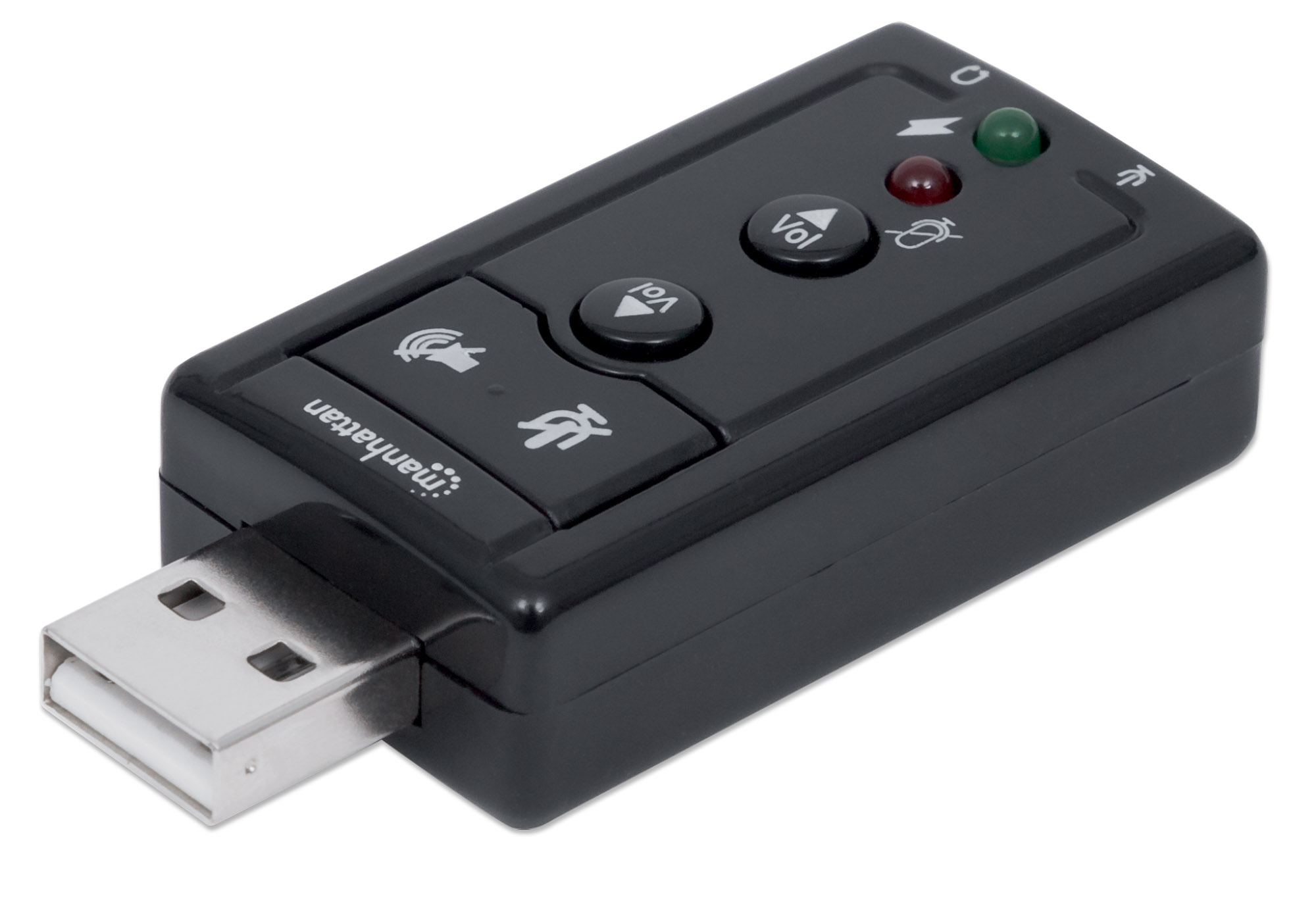"Scheda Audio USB 2.0: Audio Stereo Virtuale 7.1" MANHATTAN - immagine 7