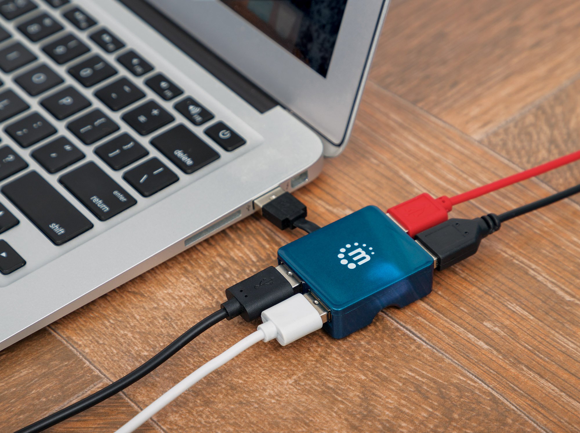 Hub USB 2.0 Attivo con 4 Porte Micro MANHATTAN - immagine 9