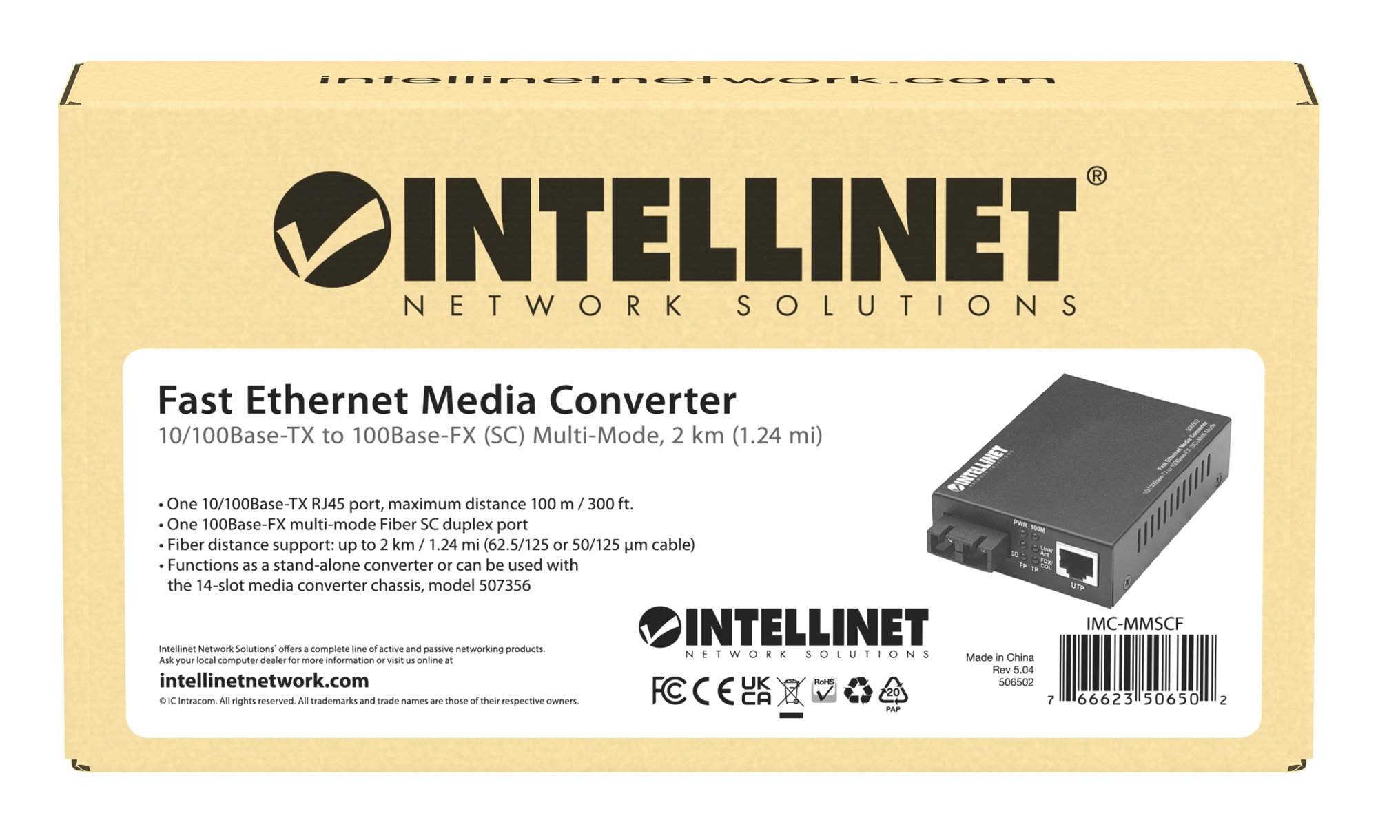 Convertitore RJ45 a Fibra SC: connessione veloce e affidabile INTELLINET - immagine 9