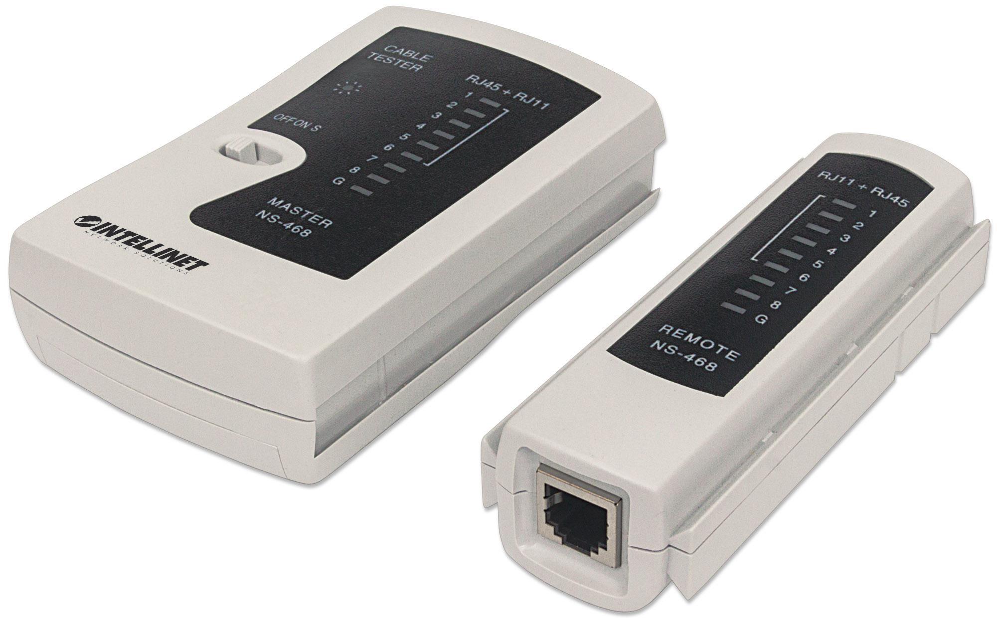 Tester di Rete RJ11/12 & RJ45: verifica la connettività dei cavi INTELLINET - immagine 9