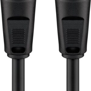 Cavo Antenna TV Nero 1,5m - Alta Qualità GOOBAY