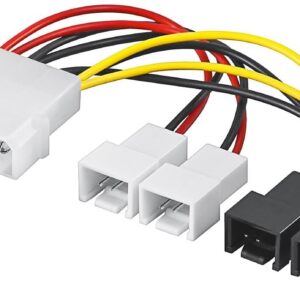 Adattatore Ventilatori 12V-5V: potenziamento cooling efficiente GOOBAY
