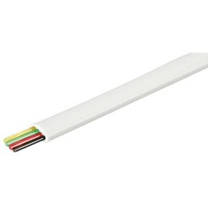 Cavo telefonico 4 poli bianco 100m OEM