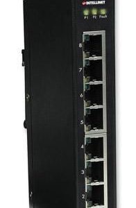 Switch Industriale 8 Porte Slim Ethernet Veloce INTELLINET