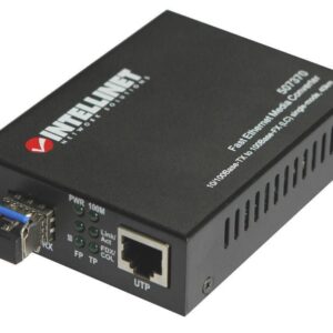 Convertitore RJ45 10/100 con modulo SFP Fast ethernet Monomodale INTELLINET