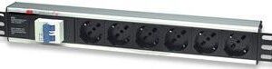 Multipresa Rack 19'' 6 Posti con Magnetotermico e Spina Italiana TECHLY PROFESSIONAL