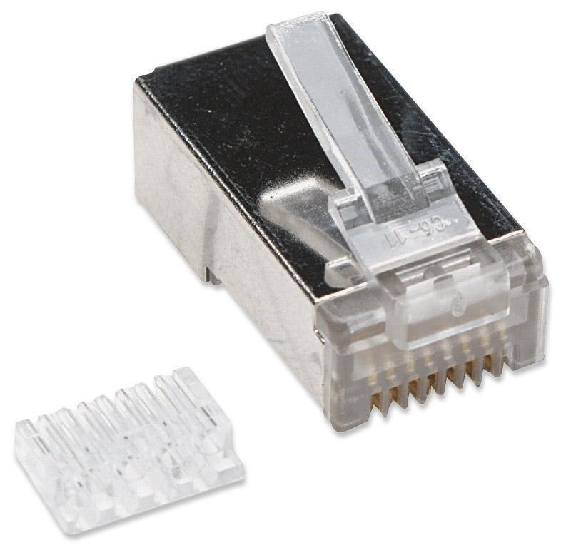 Plug RJ45 Cat6: Connettività Modulare e Sicura INTELLINET