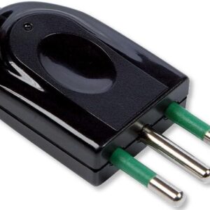 Spina Nero 2P+T 10A: compatibile e resistente FME