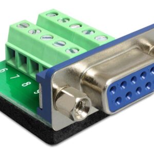 Adattatore DB9 pin Femmina Terminal Block 10 pin DELOCK