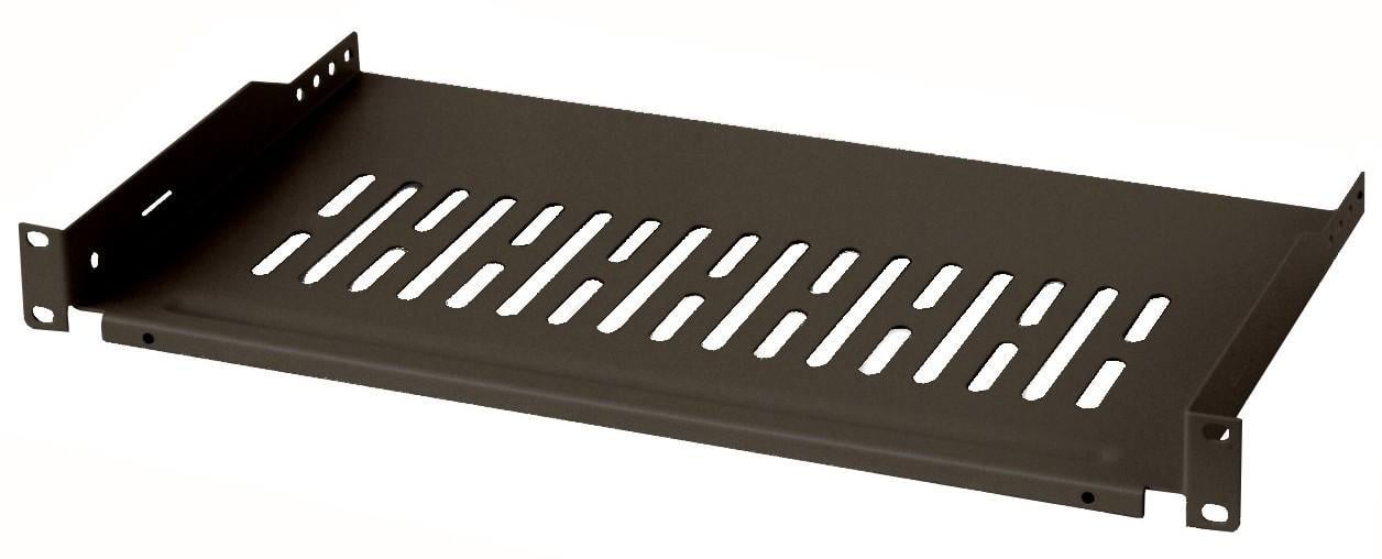 Mensola per Rack 19'' 255 mm 1U Fissaggio su 2 punti Nero INTELLINET