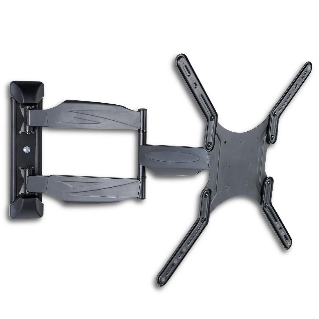 Supporto a Muro Ultra Slim per TV LED LCD 23-55'' Full Motion Nero TECHLY