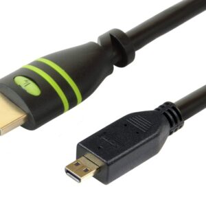Cavo HDMI Highspeed con Ethernet 1.4 A M/ Micro D M 5m TECHLY
