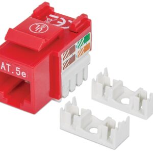 Keystone Rosso Cat5e UTP: Frutto della Connessione INTELLINET