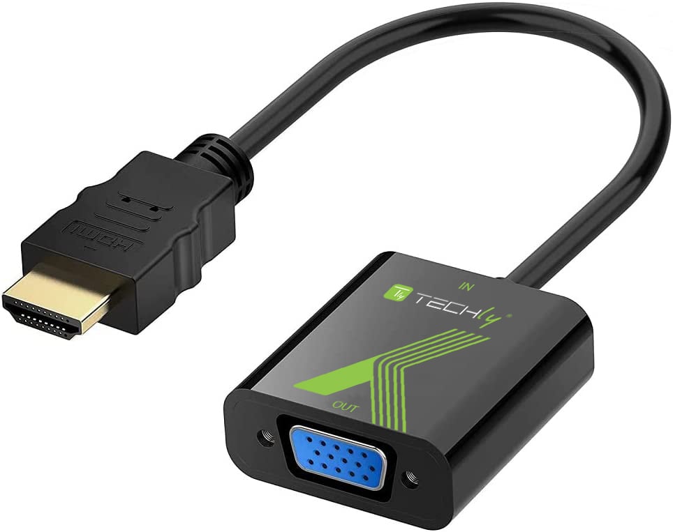Cavo adattatore HDMI a VGA: risoluzione 1920x1200 TECHLY