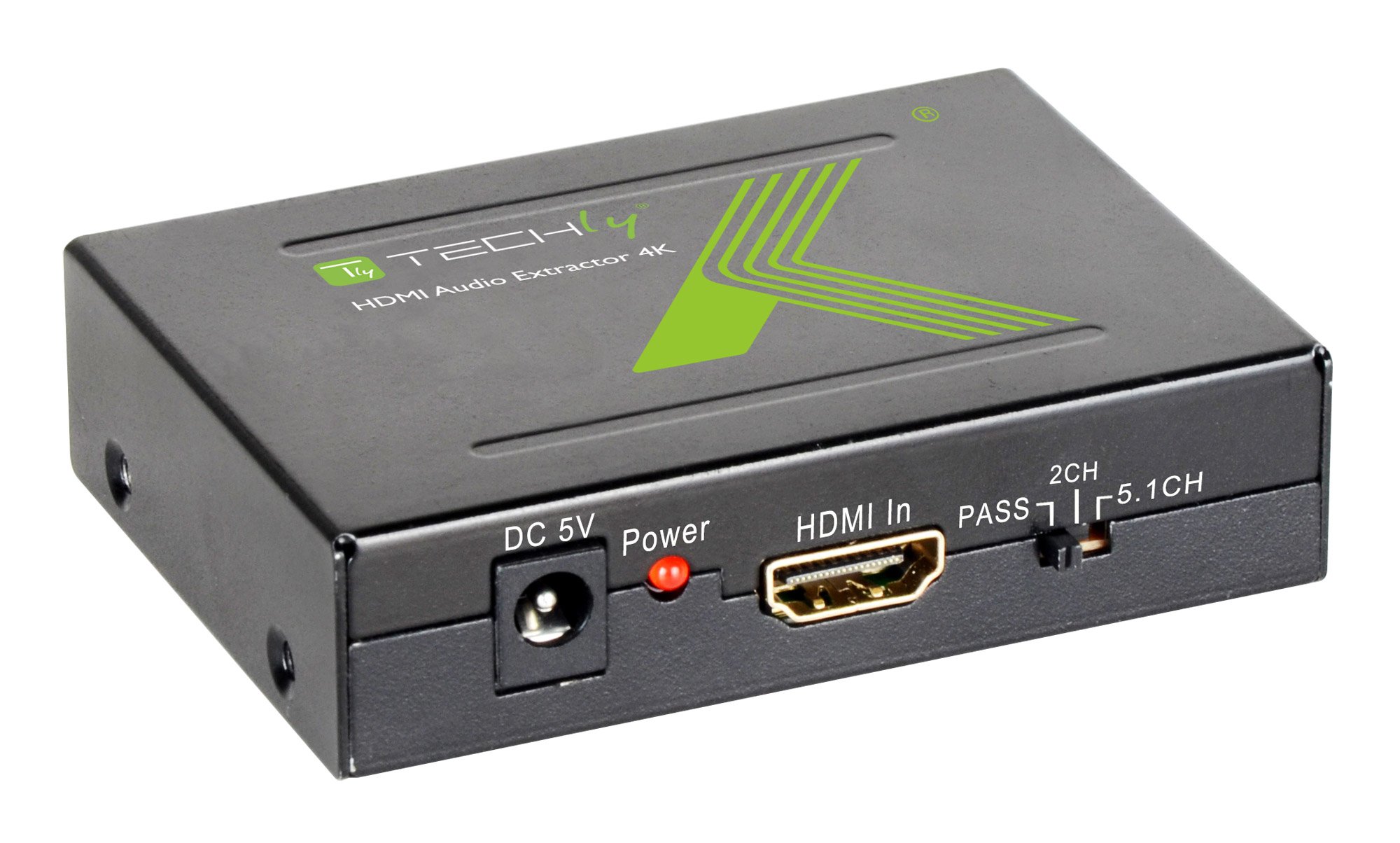 Estrattore Audio HDMI SPDIF+RCA R/L 4K TECHLY
