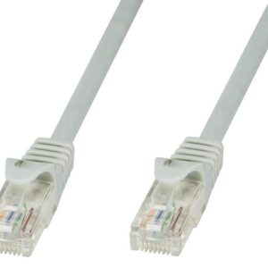 Cavo di rete Patch in CCA Cat.6 Grigio UTP 15m TECHLY PROFESSIONAL
