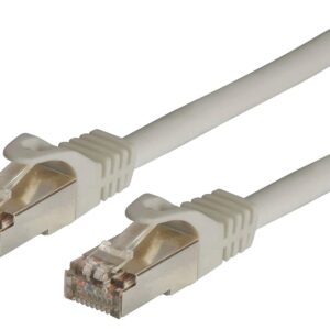 Cavo di rete Patch in CCA Schermato Cat. 6 Grigio F/UTP 1 m Bulk TECHLY PROFESSIONAL
