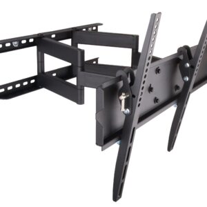 Supporto TV LED LCD 42-70'' a Muro: Braccio Doppio Full Motion TECHLY