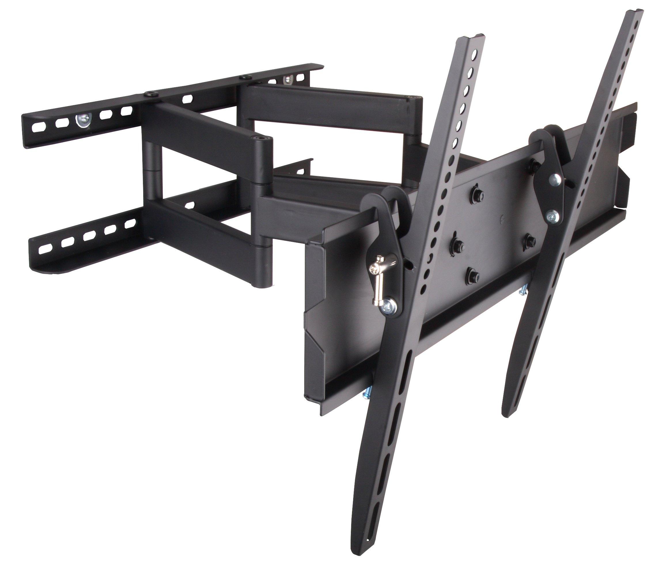 Supporto TV LED LCD 42-70'' a Muro: Braccio Doppio Full Motion TECHLY