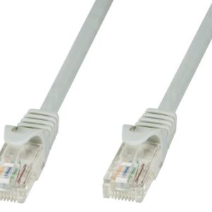 Cavo di rete Patch in CCA Cat.6 Grigio UTP 0,5m TECHLY PROFESSIONAL