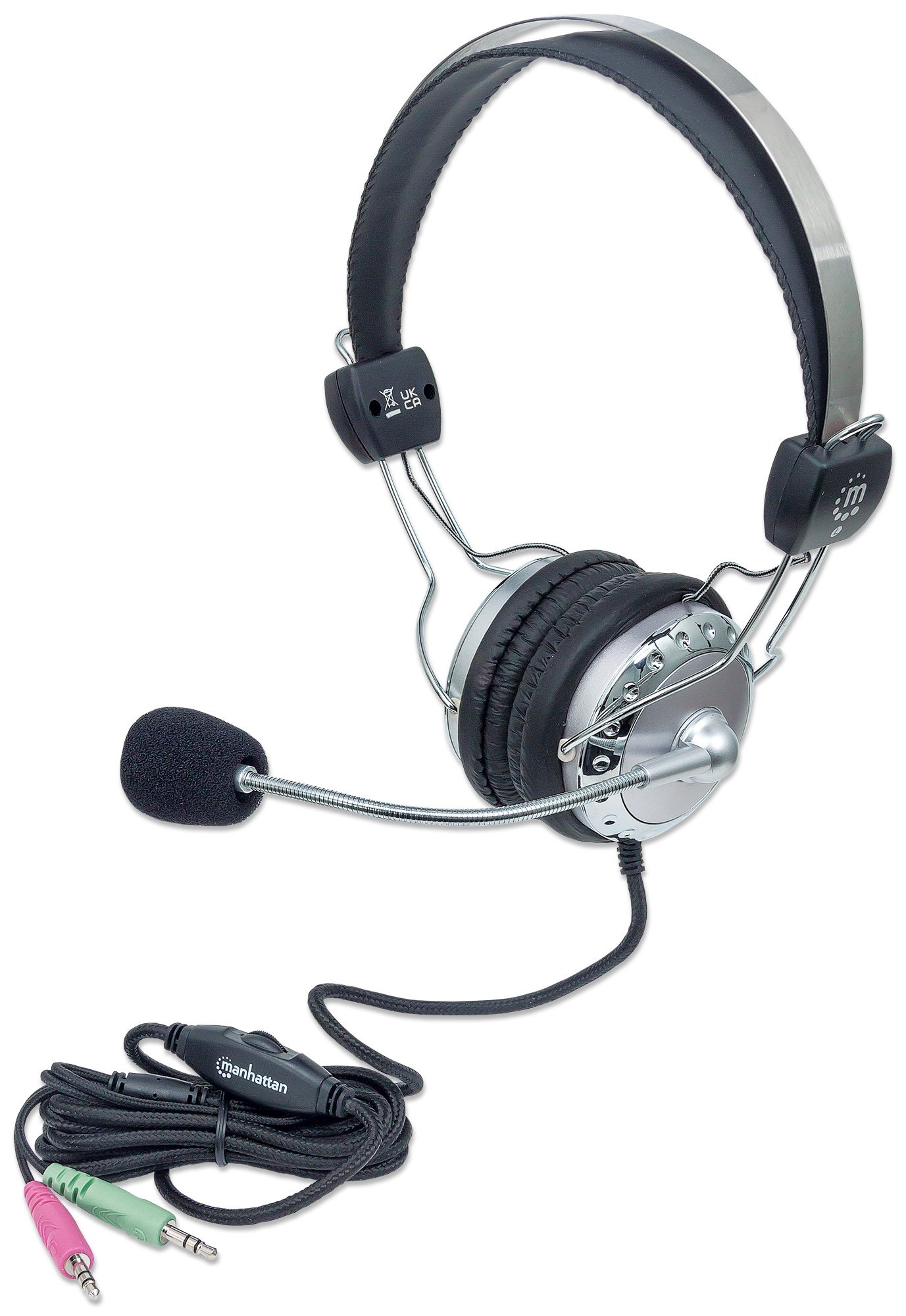 Cuffia Stereo Microfono Flessibile MANHATTAN