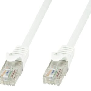 Cavo di rete Patch in CCA Cat.6 Bianco UTP 7,5m TECHLY PROFESSIONAL