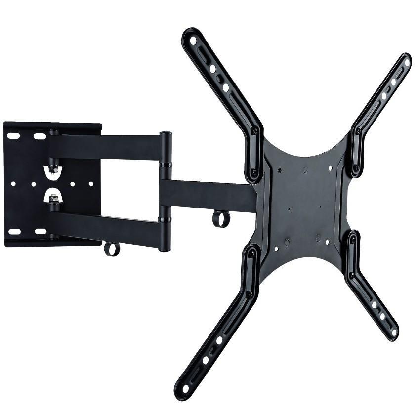 Supporto a Muro Ultra Slim per TV LED LCD 23-55'' Nero TECHLY