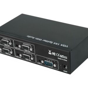 "Splitter VGA 1x4: Dividi e Condividi l'Audio!" TECHLY NP