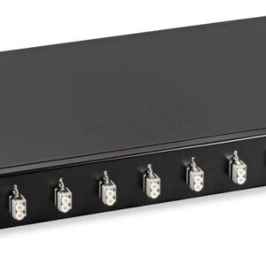Cassetto Ottico 19'' con 12 bussole LC Duplex Multimodale OM2 Nero INTELLINET