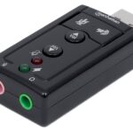 "Scheda Audio USB 2.0: Audio Stereo Virtuale 7.1" MANHATTAN