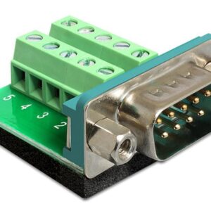 Adattatore DB9 pin Maschio Terminal Block 10 pin DELOCK