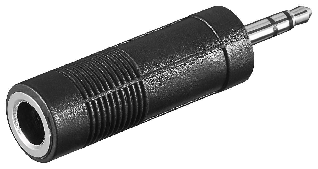 Adattatore Audio Jack 3.5mm a 6.3mm Stereo GOOBAY