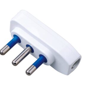 Spina ribassata 2P+T 16A Bianco TECHLY