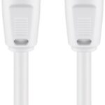 Cavo Antenna TV 1,5 mt Bianco GOOBAY