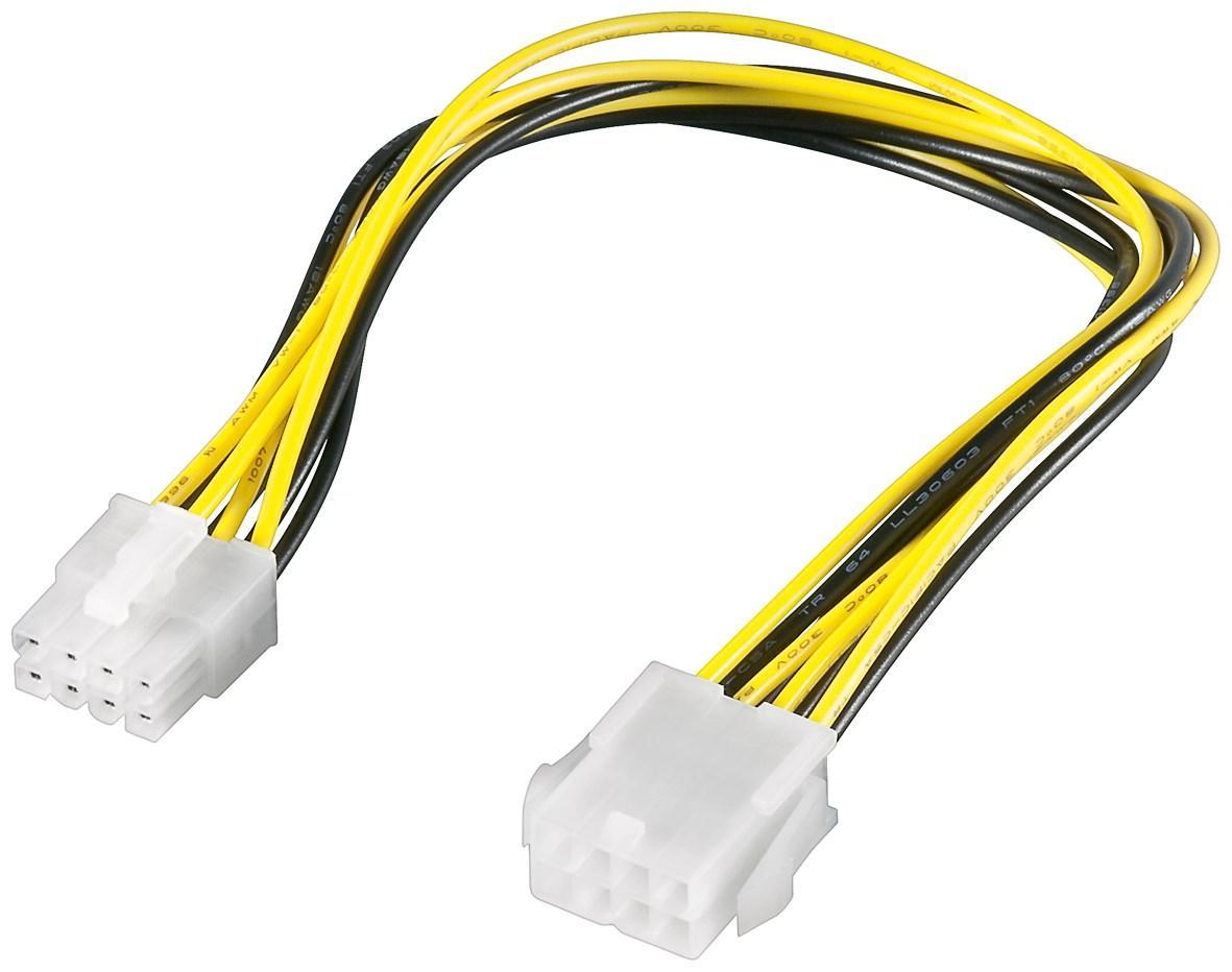 Cavo prolunga EPS 12V 8 pin Maschio/Femmina GOOBAY