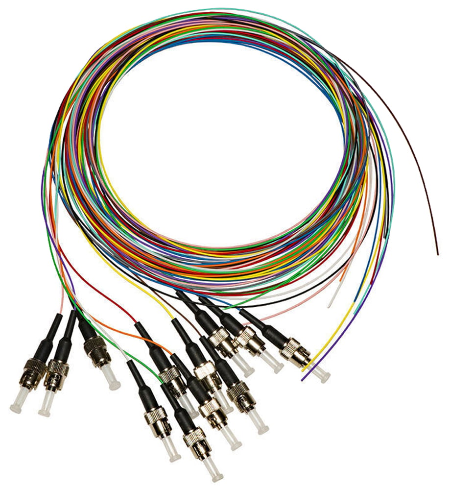 Kit Pigtail Fibra OM4 ST MM 2m - Set da 12 OEM