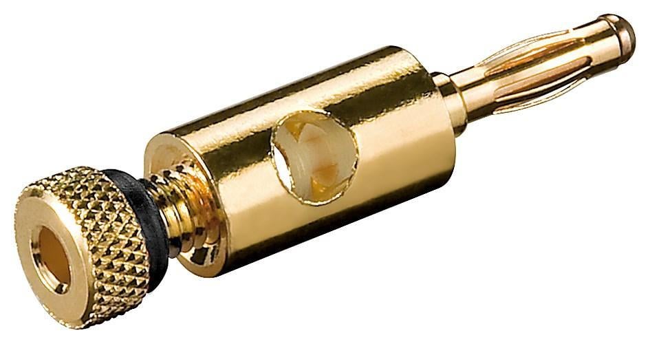 Plug Banana Placcato Oro per Connessione Veloce GOOBAY