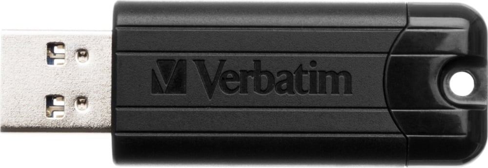 Memoria USB 3.0 PinStripe da 16Gb Colore Nero VERBATIM