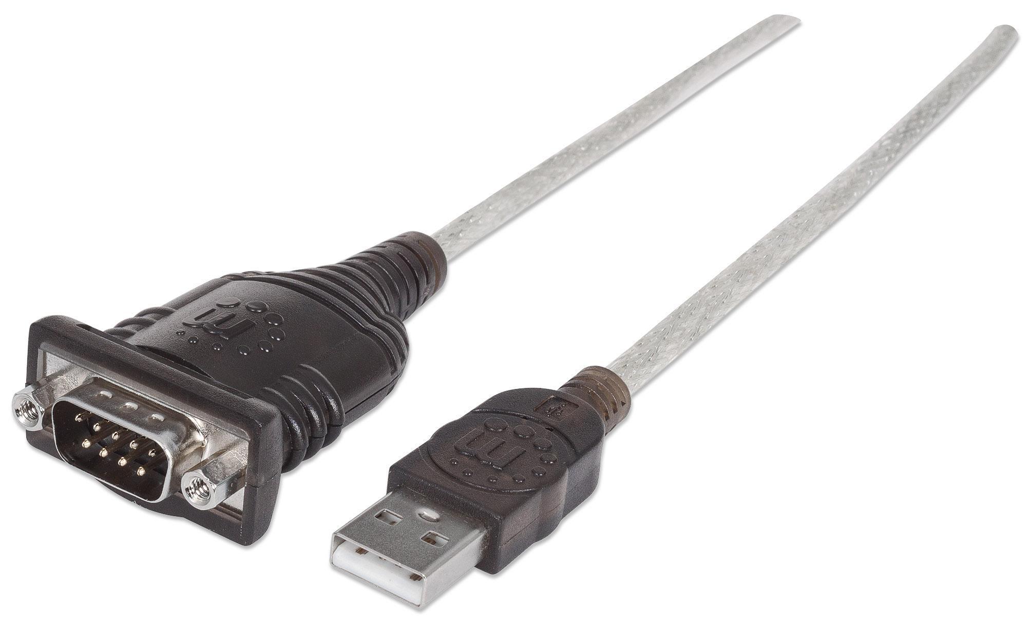 Convertitore Adattatore Manhattan da USB a Seriale in Sacchetto MANHATTAN