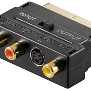 SCART Adapter Video+Audio to SVHS GOOBAY
