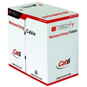 Cavo Cat.6 305m Flessibile in CCA con Schermatura S/FTP TECHLY PROFESSIONAL