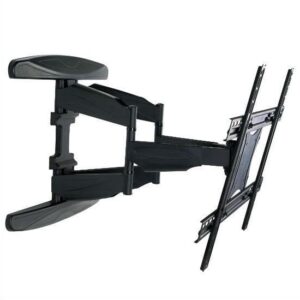 Supporto a Muro Ultra Slim per TV LED LCD 40-80'' Full Motion Nero TECHLY