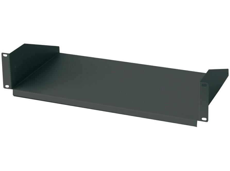 Mensola Rack 19'' 250mm 2U Nera - Design Slim INTELLINET