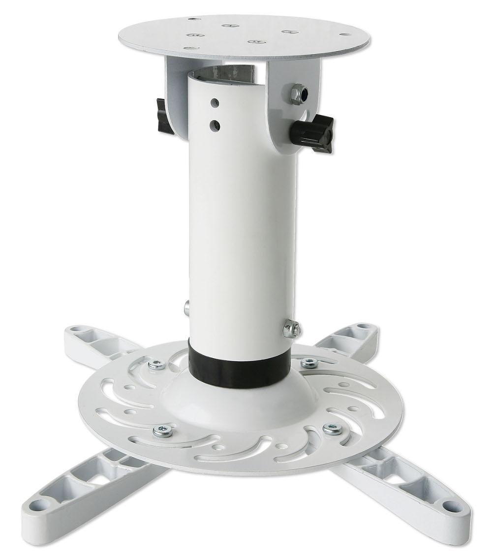Staffa Universale a Soffitto per Proiettori Bianco TECHLY