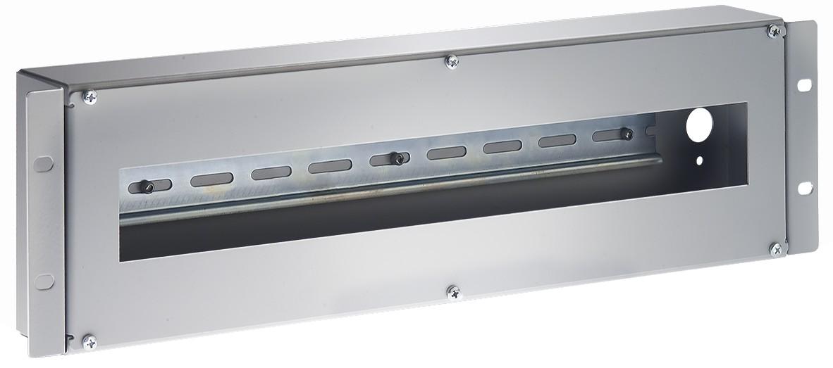 Contenitore DIN 3U: Organizza i tuoi Armadi 19'' in Grigio INTELLINET