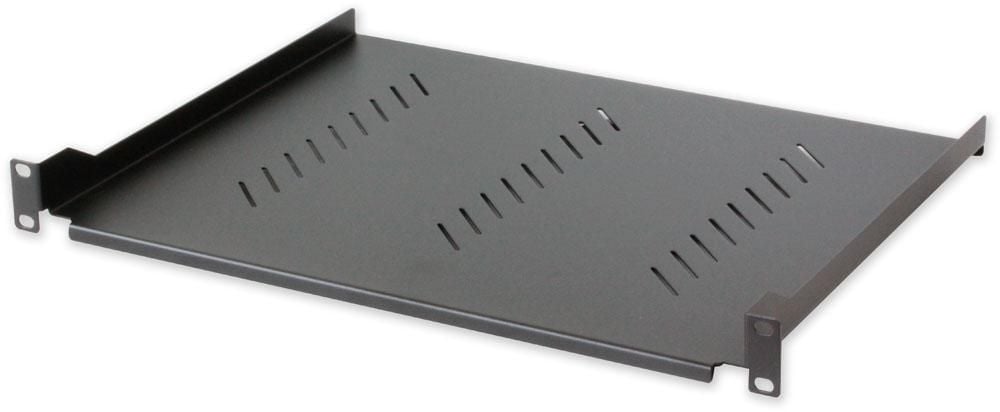 Mensola per Rack 19'' 305 mm 1U Nera 2 punti INTELLINET
