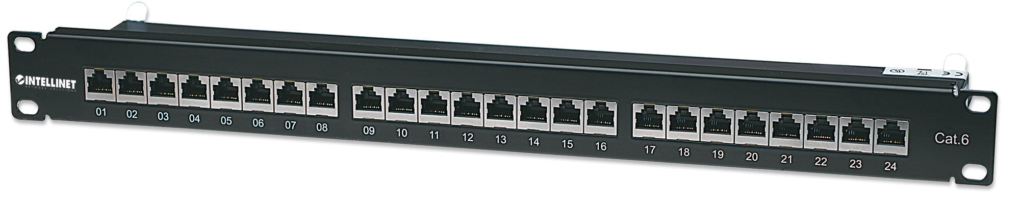 Pannello Patch STP 24 Porte RJ45 Cat. 6 INTELLINET