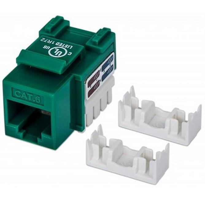 Keystone RJ45 Cat.6 UTP Verde: Frutto della Connessione INTELLINET