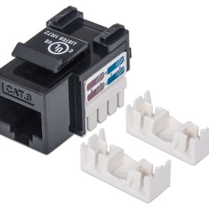 Keystone RJ45 Cat.6 UTP Nero Frutto - Connessione Veloce e Affidabile INTELLINET