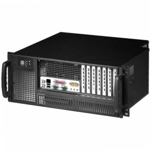Chassis Industriale Rack 19''/Desktop 4U Ultra Compatto Nero TECHLY